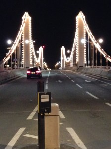 Crossing the Albert Bridge